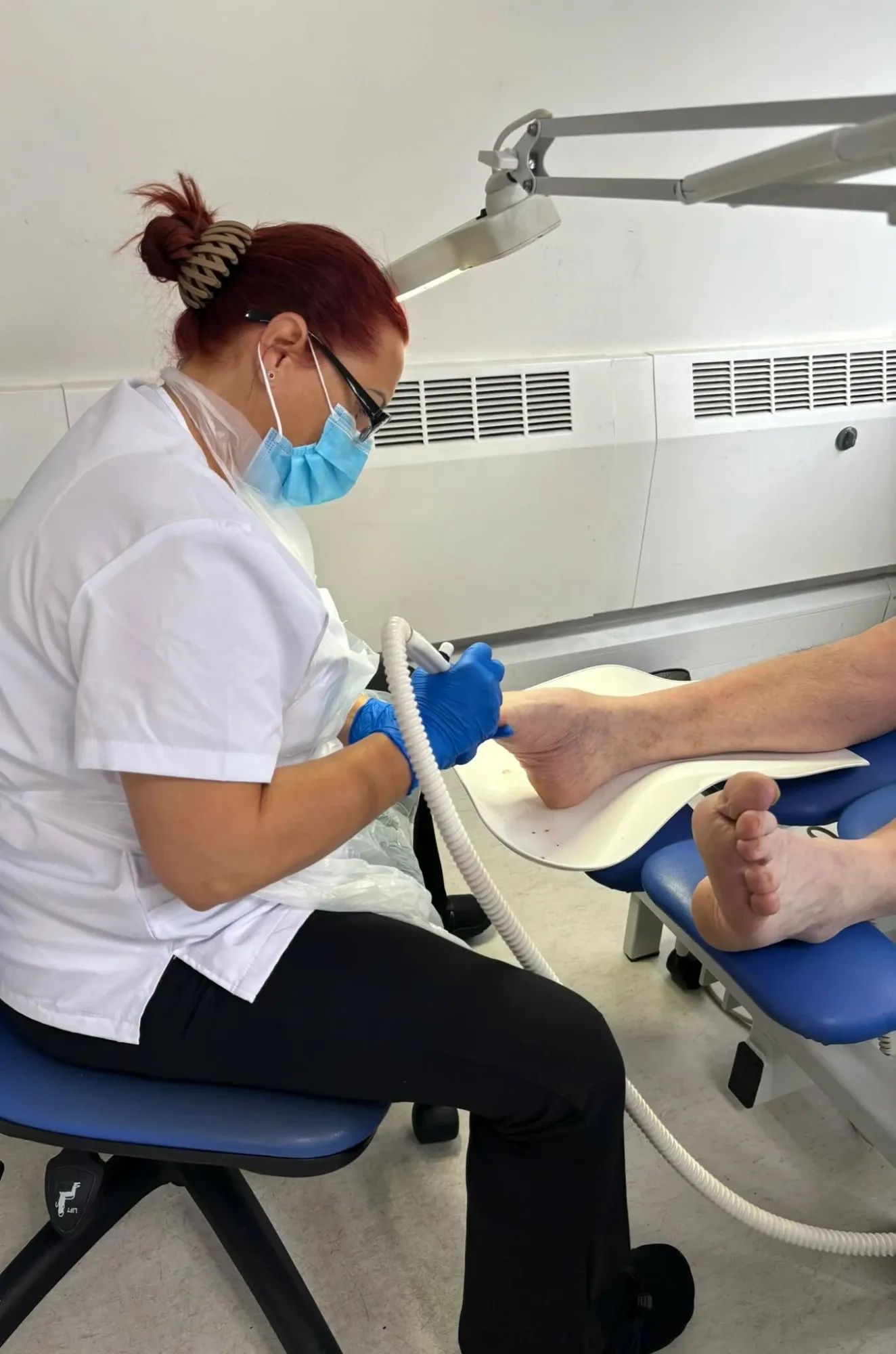 Marianna providing foot health care at Fairy Feet